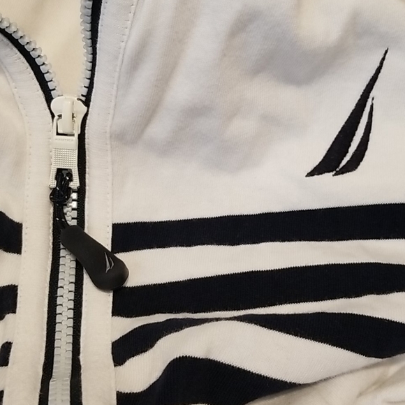 Nautica Mens Small Collard Zipper Sweater - Picture 7 of 9